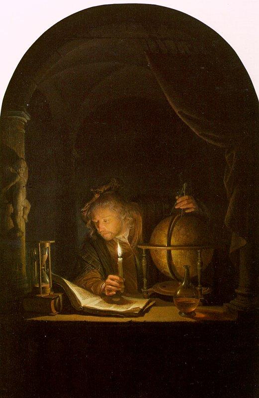 Gerrit Dou Astronomer by Candlelight